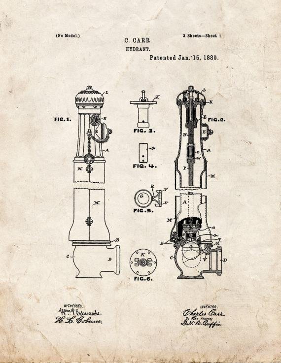 Patent Blueprint 1072 1 12 A4 Photo Print