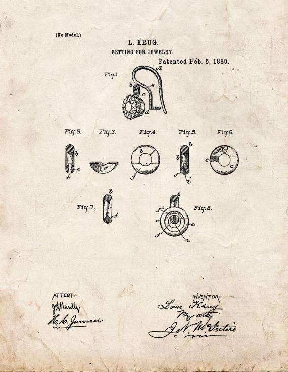 Patent Blueprint 1073 1 12 A4 Photo Print