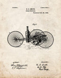Patent Blueprint 1074 1 12 A4 Photo Print