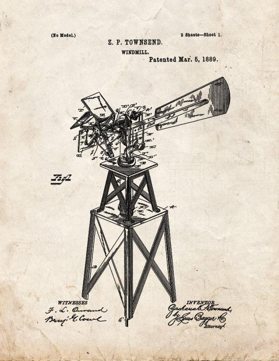 Patent Blueprint 1076 1 12 A4 Photo Print