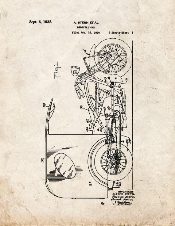 Patent Blueprint 108 1 12 A4 Photo Print