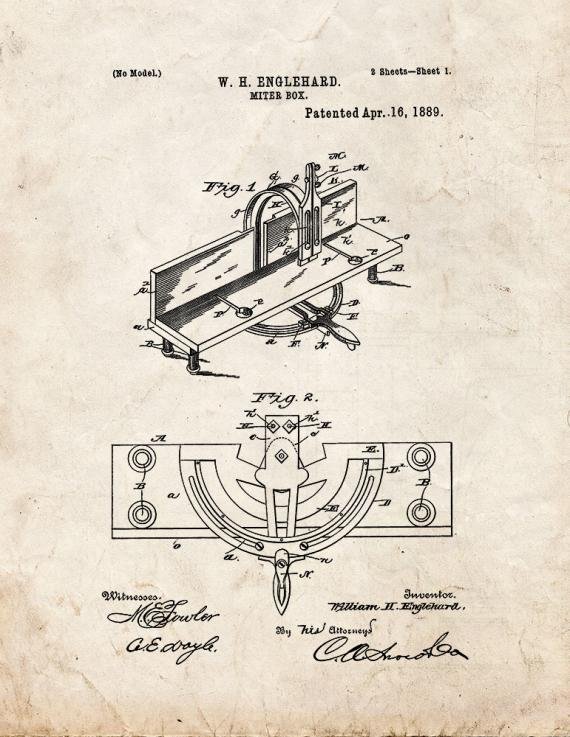Patent Blueprint 1080 1 12 A4 Photo Print
