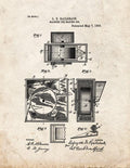 Patent Blueprint 1081 1 12 A4 Photo Print