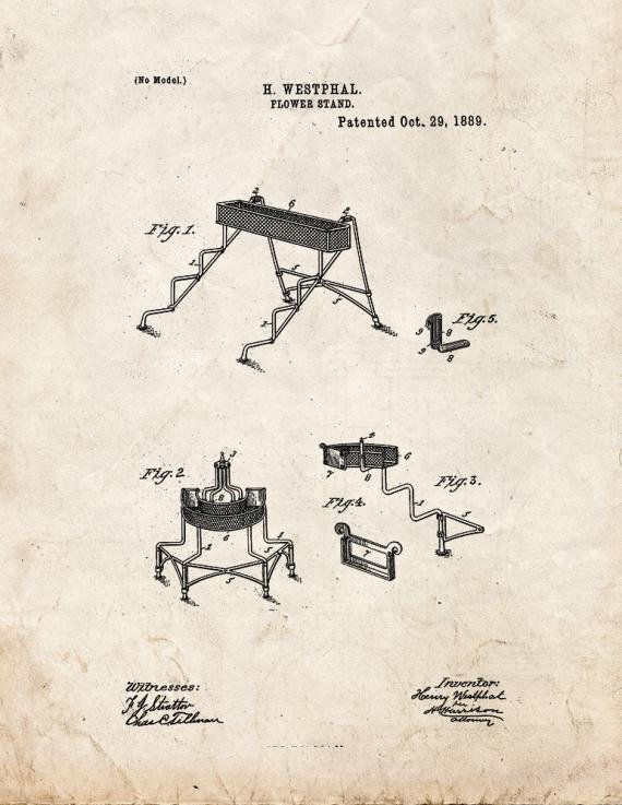 Patent Blueprint 1088 1 12 A4 Photo Print