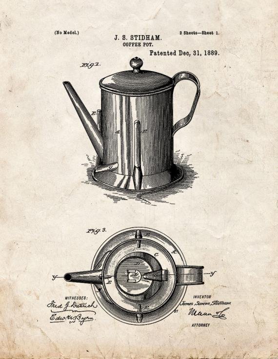 Patent Blueprint 1091 1 12 A4 Photo Print