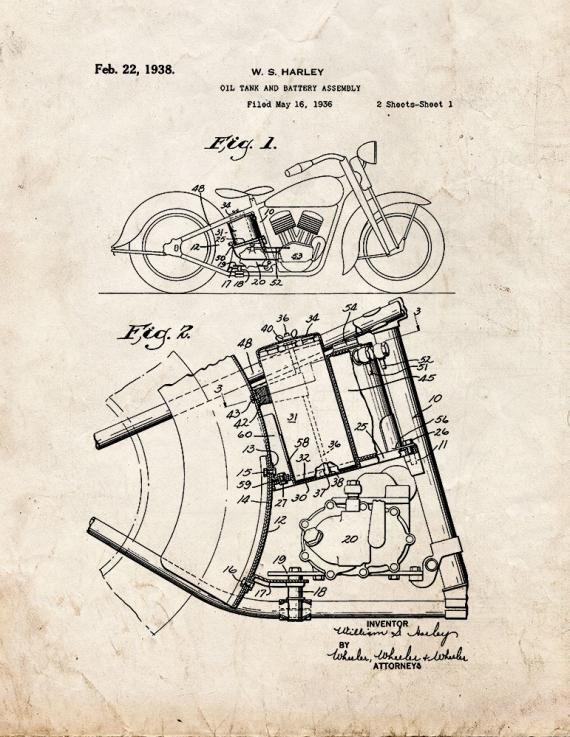 Patent Blueprint 110 1 12 A4 Photo Print