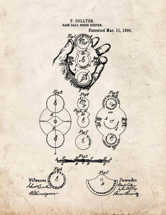 Patent Blueprint 1102 1 12 A4 Photo Print
