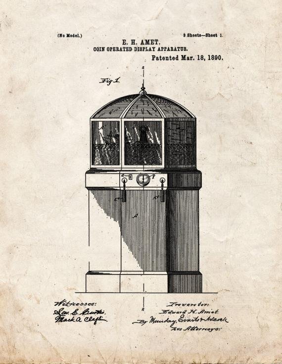 Patent Blueprint 1105 1 12 A4 Photo Print