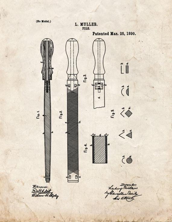 Patent Blueprint 1106 1 12 A4 Photo Print