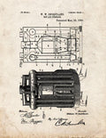 Patent Blueprint 1107 1 12 A4 Photo Print