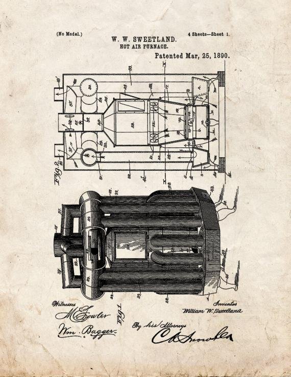 Patent Blueprint 1107 1 12 A4 Photo Print
