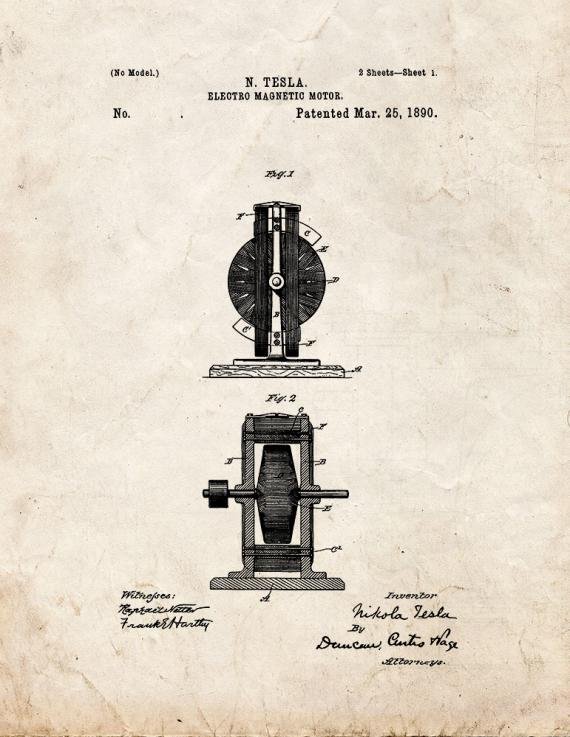 Patent Blueprint 1108 1 12 A4 Photo Print