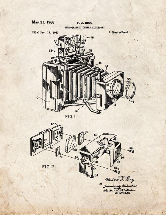 Patent Blueprint 111 1 12 A4 Photo Print