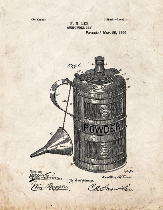 Patent Blueprint 1110 1 12 A4 Photo Print