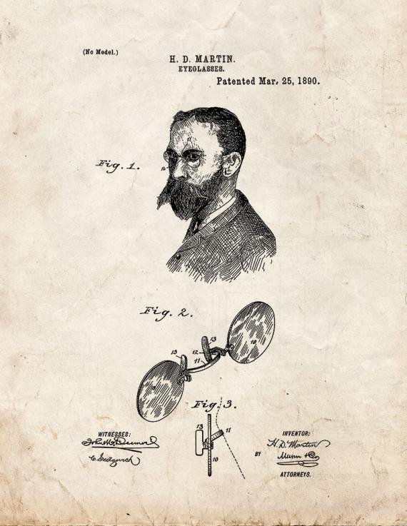 Patent Blueprint 1112 1 12 A4 Photo Print