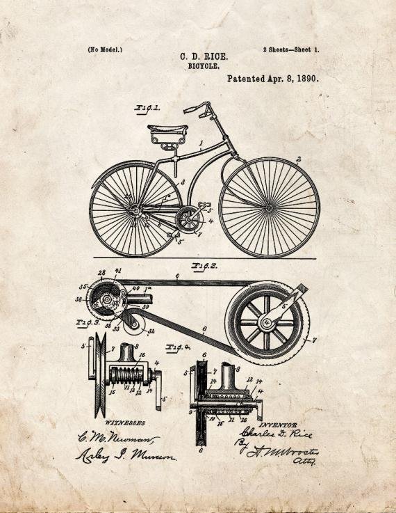 Patent Blueprint 1113 1 12 A4 Photo Print