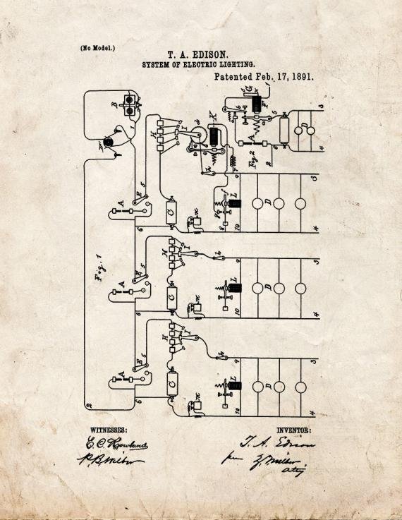 Patent Blueprint 1121 1 12 A4 Photo Print