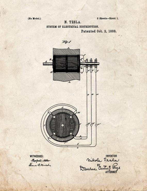 Patent Blueprint 1125 1 12 A4 Photo Print