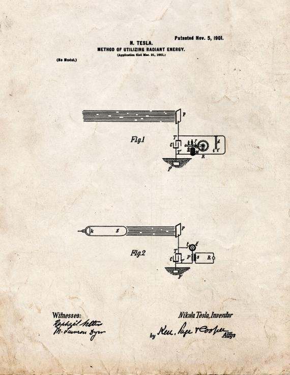 Patent Blueprint 1137 1 12 A4 Photo Print