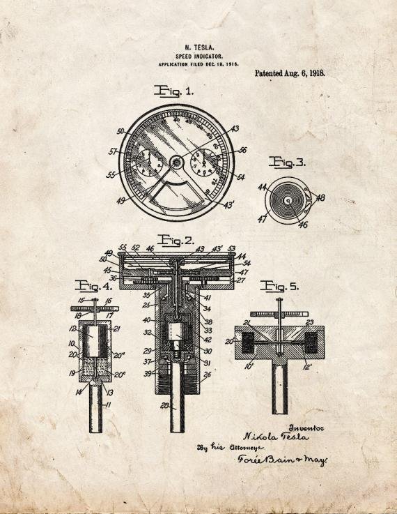 Patent Blueprint 1141 1 12 A4 Photo Print