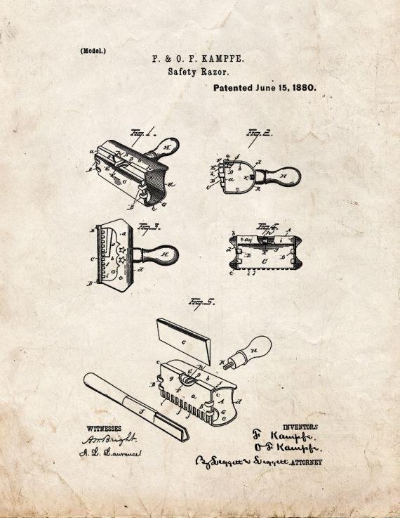 Patent Blueprint 1156 1 12 A4 Photo Print