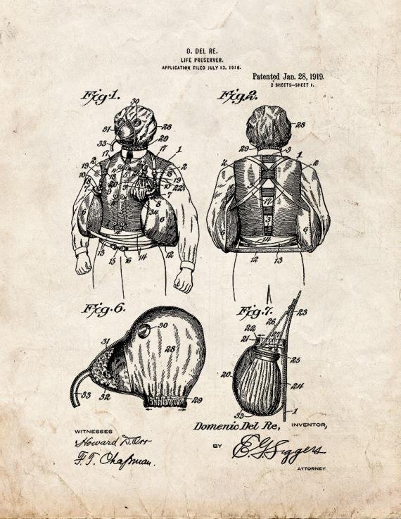Patent Blueprint 1157 1 12 A4 Photo Print