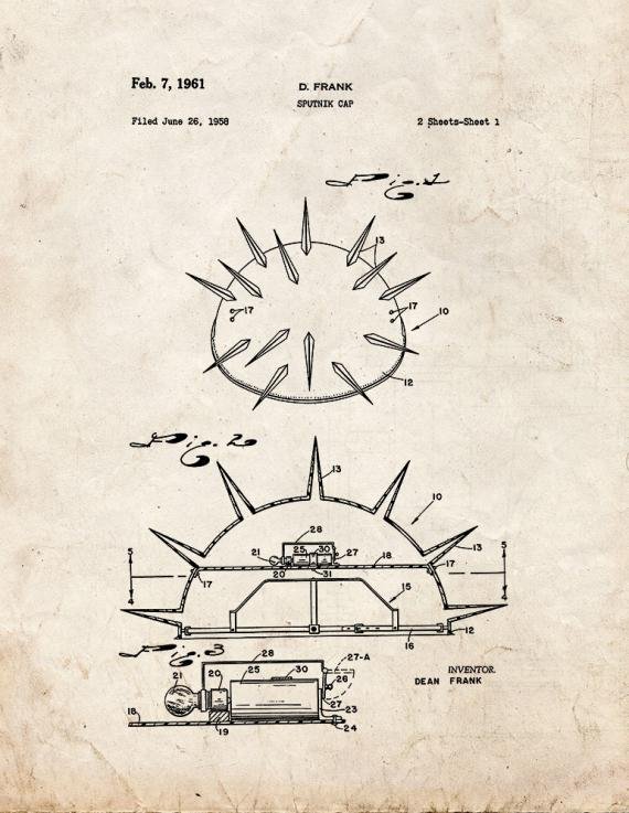 Patent Blueprint 1158 1 12 A4 Photo Print