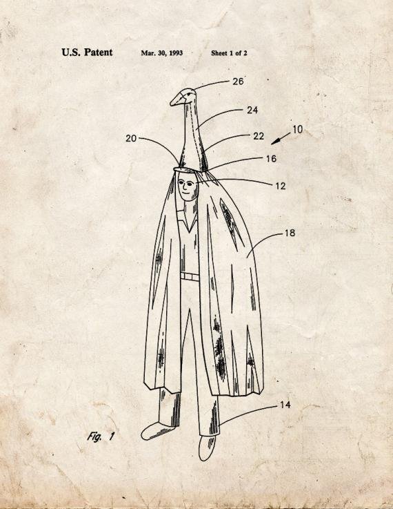 Patent Blueprint 1159 2 12 A4 Photo Print