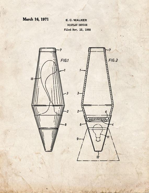 Patent Blueprint 1163 1 12 A4 Photo Print