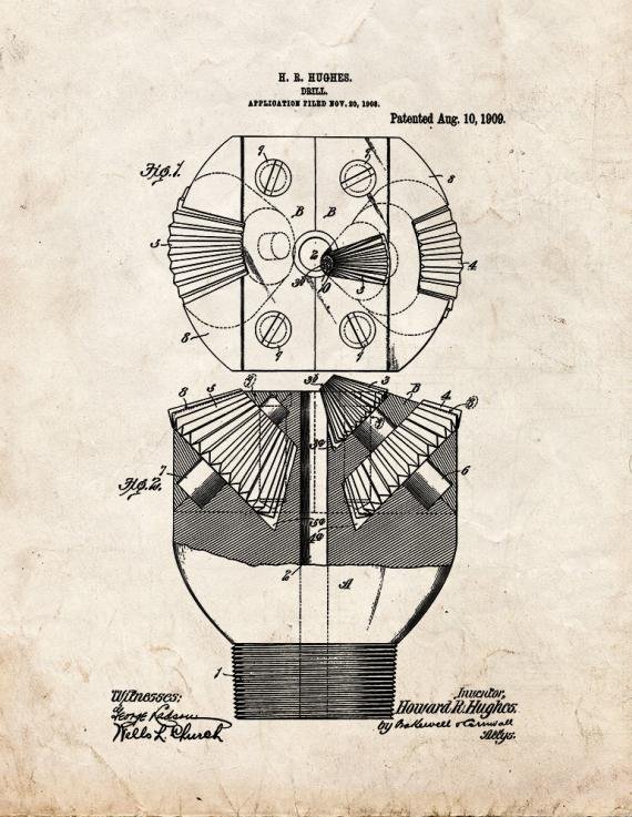 Patent Blueprint 1164 1 12 A4 Photo Print