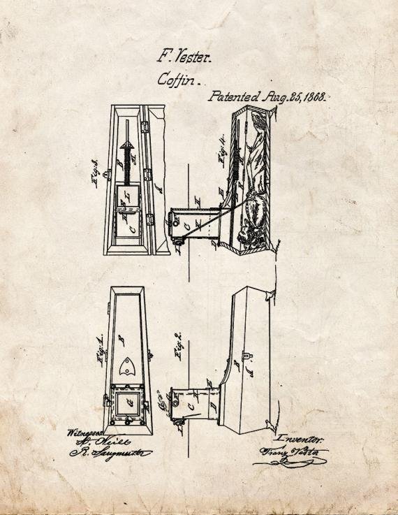 Patent Blueprint 1170 1 12 A4 Photo Print