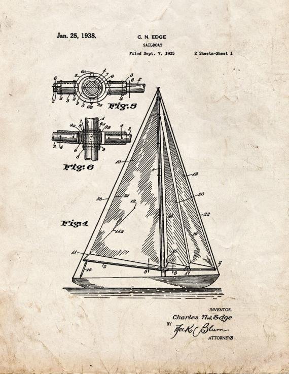 Patent Blueprint 118 1 12 A4 Photo Print