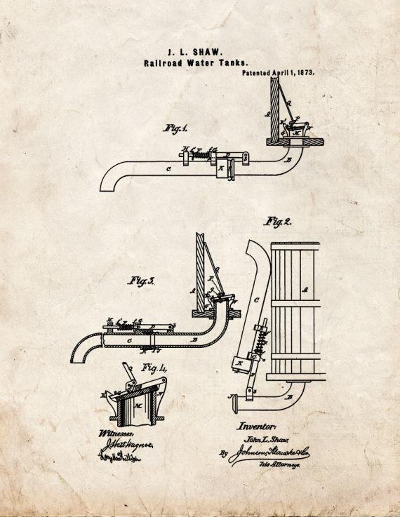 Patent Blueprint 1181 1 12 A4 Photo Print