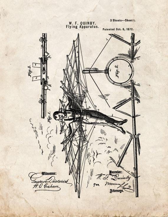 Patent Blueprint 1182 1 12 A4 Photo Print
