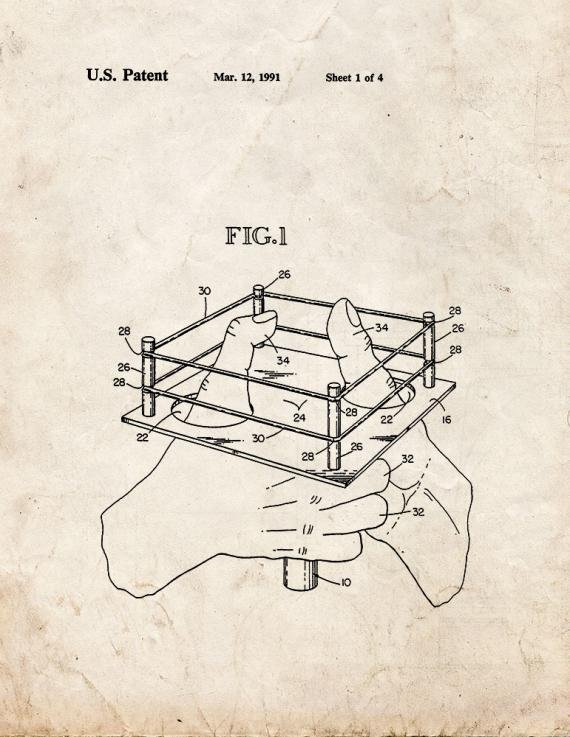 Patent Blueprint 1191 2 12 A4 Photo Print