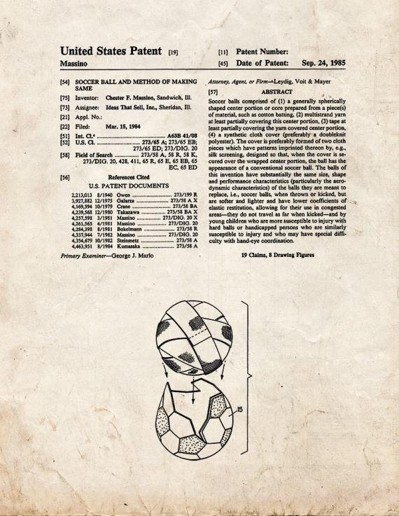 Patent Blueprint 1194 1 12 A4 Photo Print