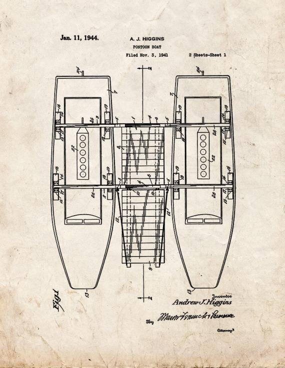 Patent Blueprint 120 1 12 A4 Photo Print