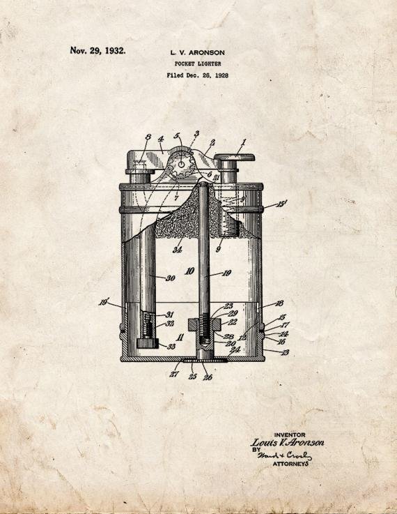 Patent Blueprint 1205 1 12 A4 Photo Print