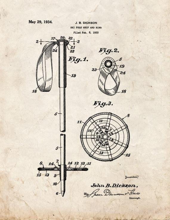Patent Blueprint 1206 1 12 A4 Photo Print