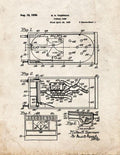Patent Blueprint 1207 1 12 A4 Photo Print