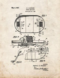 Patent Blueprint 1208 1 12 A4 Photo Print