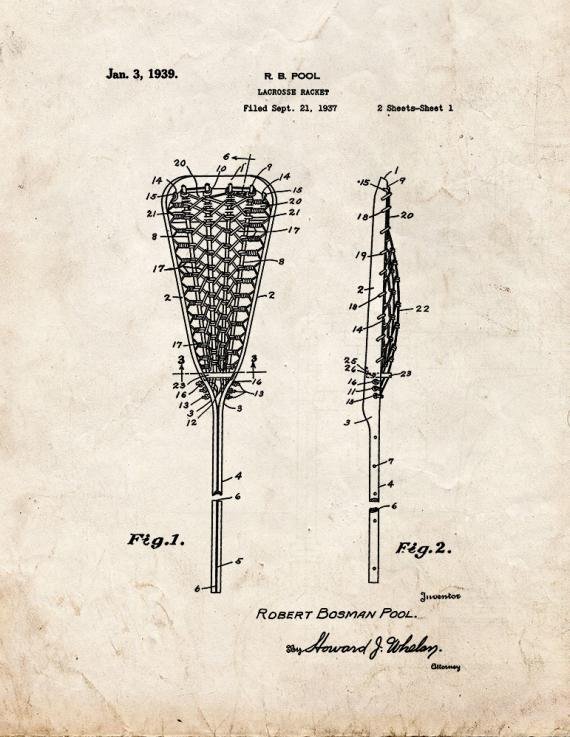 Patent Blueprint 1209 1 12 A4 Photo Print