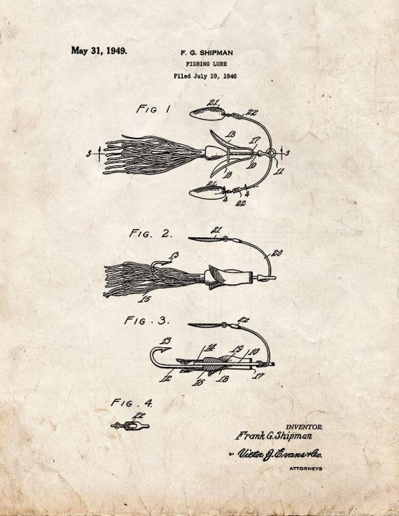 Patent Blueprint 1216 1 12 A4 Photo Print