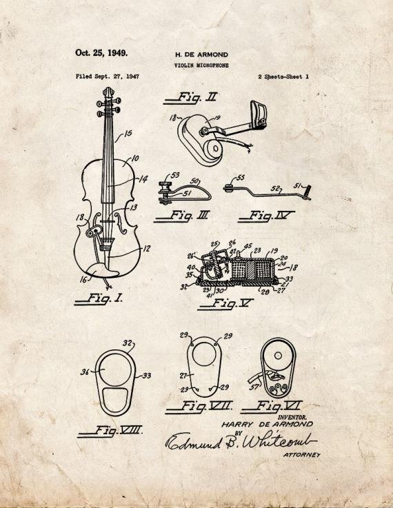 Patent Blueprint 1217 1 12 A4 Photo Print