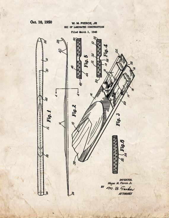 Patent Blueprint 1219 1 12 A4 Photo Print
