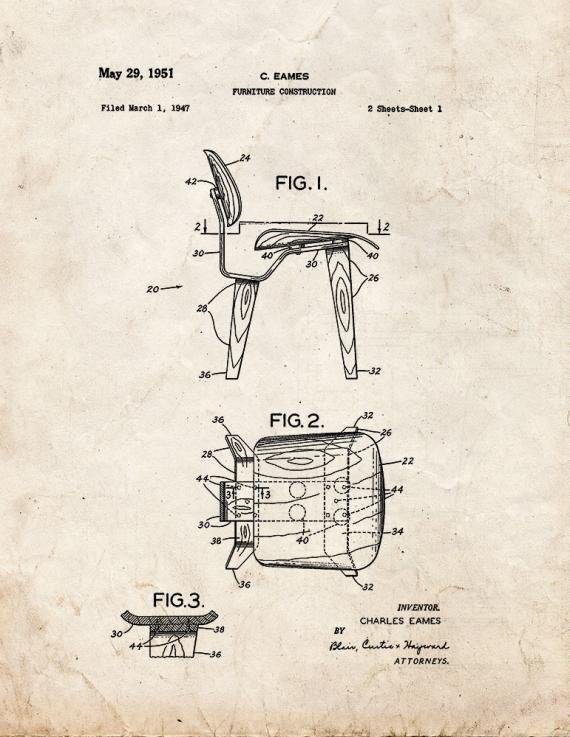 Patent Blueprint 1220 1 12 A4 Photo Print