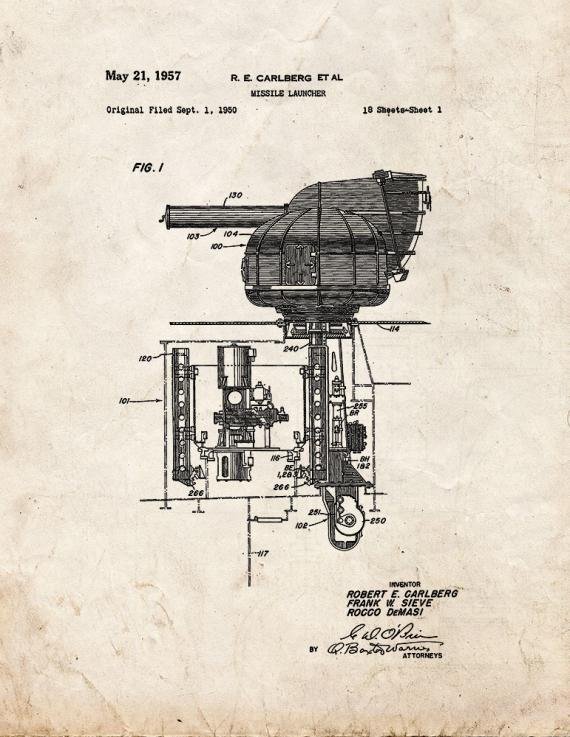 Patent Blueprint 1224 1 12 A4 Photo Print