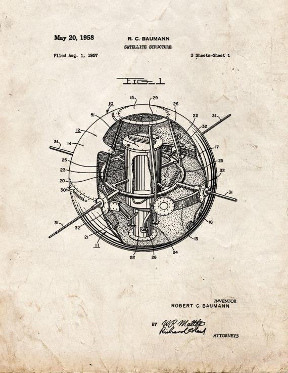 Patent Blueprint 1226 1 12 A4 Photo Print