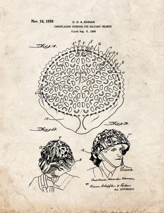 Patent Blueprint 1230 1 12 A4 Photo Print