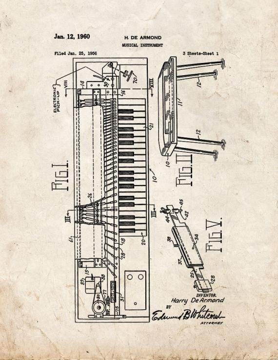 Patent Blueprint 1231 1 12 A4 Photo Print